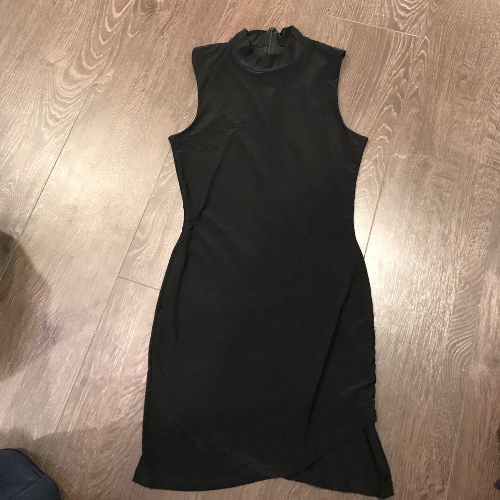 Black tight dress